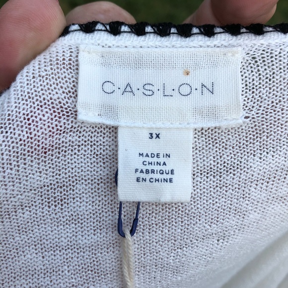Cotton/Linen Blend blouse by Caslon - Picture 7 of 8